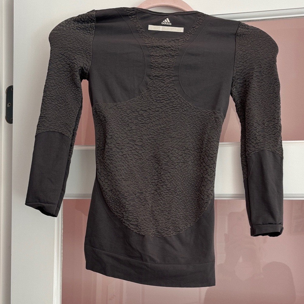 Adidas by Stella McCartney Gray Textured Women's Top